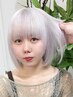 前髪カット+カラー＋１stepトリートメント ￥7,000