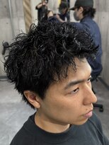 ビカムメンズヘアー 栄店(become men's hair)&nbsp;スパイキーショートパーマ/無造作ツイストスパイラルパーマ/栄