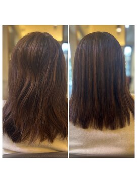 ヴァンファミリー アピタ福井飯塚店(Vanfamily) 髪質改善ストレートパーマビフォーアフター