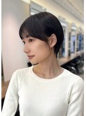 ショートカットショートヘアコンパクトショートボブ丸みショート