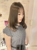 ブレス ヘアー clara店(Bless HAIR)&nbsp;10代20代/レイヤーカット/ベージュカラー/透明感カラー/韓国風