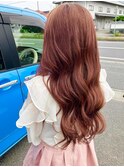 【colors 徳島】柔らかく可愛いピンクベージュレイヤー