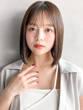 リヤン 表参道(lyann) サイドバングくびれヘア美髪ハイライトカラー愛されうるツヤ