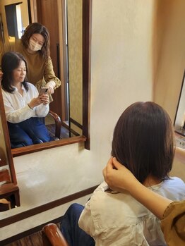 ワサビ 美容室 WASABI 江南店の写真/髪型やカラーの色味が決まってなくても大丈夫!あなたのなりたいをしっかり汲み取り、理想のスタイルへ。