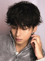 アイビーズ(IVYS)&nbsp;ツイストスパイラルシャドウパーマ無造作マッシュツーブロック