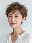 クラゲヘアー/小顔/ココアベージュ/オリーブグレー/川西