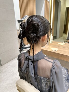 ケンジ 湘南台(KENJE) 結婚式お呼ばれに！カチモリヘア