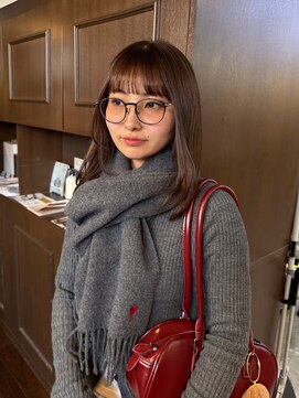 ジル ヘアデザイン ナンバ(JILL Hair Design NAMBA) ショコラカラー /レイヤーカット/レイヤー/チョコレートブラウン