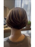 丸みショートボブ