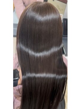 オリーブフォーヘアー(olive For hair) 艶髪アッシュブラウン×髪質改善METEOカラー
