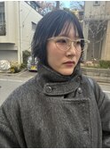 丸みショートボブ◎小顔×前下がりレイヤー大人可愛い