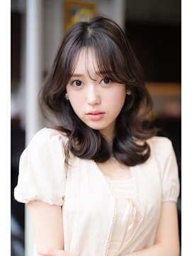 ザシー おおたかの森(The C) くびれレイヤー・ブラウン系艶カラー・前髪・お顔まわりカット