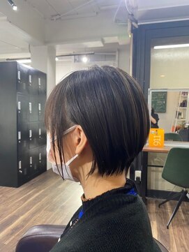 ワンクリエーション(ONEcreation) アンブレラカラー前髪クールショートイメチェン