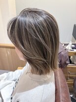 スーリール 春日千歳町店(Sourire)&nbsp;ボブ　デザインカラー