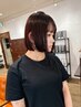 カット+カラー+縮毛矯正+3STEPトリートメント　定価￥24000