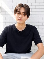 ユイマァルスロウ 倉敷(YUIMARLSLOW)&nbsp;倉敷メンズサロン20代30代ブリーチ刈り上げセンターパート