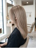ハイライトバレイヤージュダブルカラーケアブリーチ20代30代