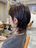 トランクヘアデザイン 大宮(TRUNK hair design)&nbsp;大人可愛いショートウルフ｜レイヤーカット×暗髪カラー