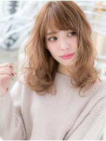 モッズヘア 越谷西口店(mod's hair) *mod's越谷*抜け感♪外国人風カラー前下がりセミディa