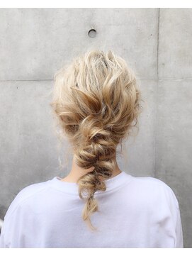 ウノプリール 茶屋町店(unopulir) カジュアルアレンジ編みおろし