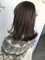 シーン(hair design SCENE) 外ハネ☆アッシュベージュカラー♪