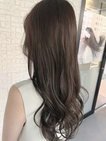 テラスヘア 新潟駅南(TERRACE hair)&nbsp;透明感ミルキーグレージュ(ブリーチカラー)