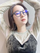 外ハネボブ_チェリーブラウンフェミニンロング_58858