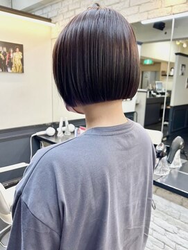 ヒート バイ アンカットラウンジ 渋谷(HEAT by UNCUT&LOUNGE) ミニボブ/切りっぱなしボブ/黒髪ボブ/ショートヘア［渋谷］