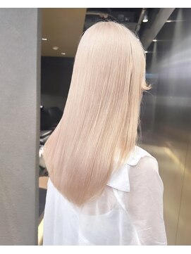 ペレ 栄店(PELE) 斜めバング/グレージュカラー/シルキーベージュ/栄/名駅