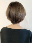 大人のまとまるショートボブ☆似合わせカット/大人ヘア