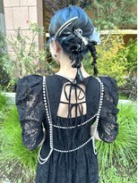 エルバイラビス 大宮(elu by lovis)&nbsp;《ゆい》変形ツイン/結婚式ヘア/前髪パーマ