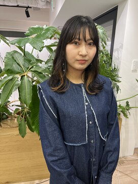 オーシャン(Ocean) 【Ocean Hair&Life 田中愛梨】20代30代隠せるインナーカラー