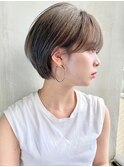 丸みショートボブ 大人ショート 博多ショート 福岡ショート 福岡