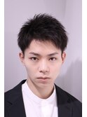 ビジネスヘア アップバング 短髪