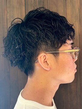 ヴァンガードマン 早稲田(vanguardman) スパイラルパーマ/ツーブロックスタイル