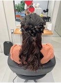 ふわふわハーフアップ【清板】
