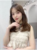 髪質改善＊ワンレンワンカールミディ＊美髪【Zina池袋】