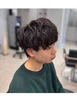 アッシュ 高幡不動店(Ash)&nbsp;ツーブロック刈り上げツイストスパイラルパーマ