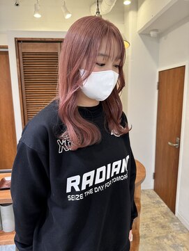 コレット 大宮(collet) 韓国風レイヤー ピンクベージュ