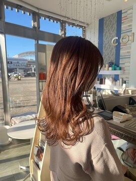 コワファースト 大分(COIFF1RST) ベージュカラー！セミロングスタイル
