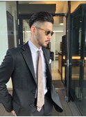 短髪ツーブロック束感モテる黒髪