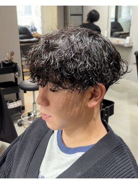 ブルニール 心斎橋(BLEUNIR) 波巻きパーマ　マッシュ　刈り上げ　メンズパーマ