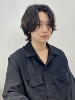 ユーフォリア 渋谷グランデ(Euphoria SHIBUYA GRANDE)&nbsp;ニュアンスパーマ　ミディアムメンスヘア　MOMO