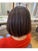 お手入れ楽なボブ