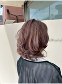 酸性カラーできれいな発色を