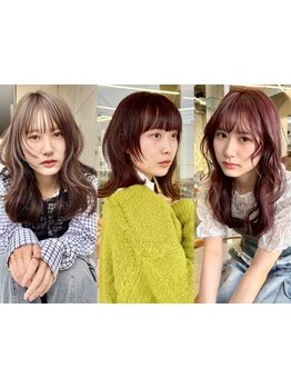 顔周りのニュアンスで印象をコントロール◎どの角度から見ても絶対的に可愛いスタイルへ！