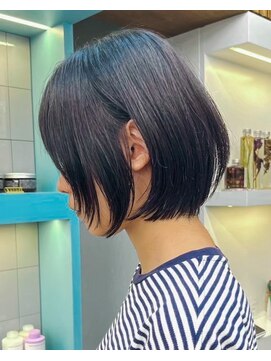 マノ 千歳烏山(MaNO) ショートボブトリートメント髪質改善ブリーチ前髪20代30代