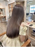 【Rohange】艶髪ストレート/髪質改善/マロンベージュ/20代/30代
