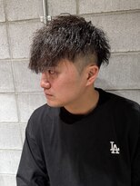 ノル 栄矢場町(nol)&nbsp;ツイストパーマ×前下がり(ツーブロック/ツイスト/フェード)