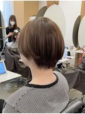 シンプルなのにオシャレ見え、上品ショート
